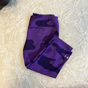 COPY - Medium Purple Camo New Under Armour Capris 💜